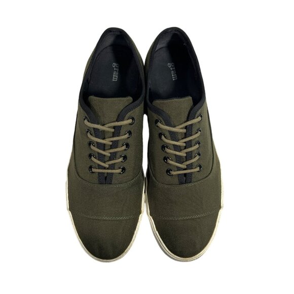 Gram Scandinavia Men's Olive Green 352g Low Top Shoes Sz 12 - Picture 7 of 8